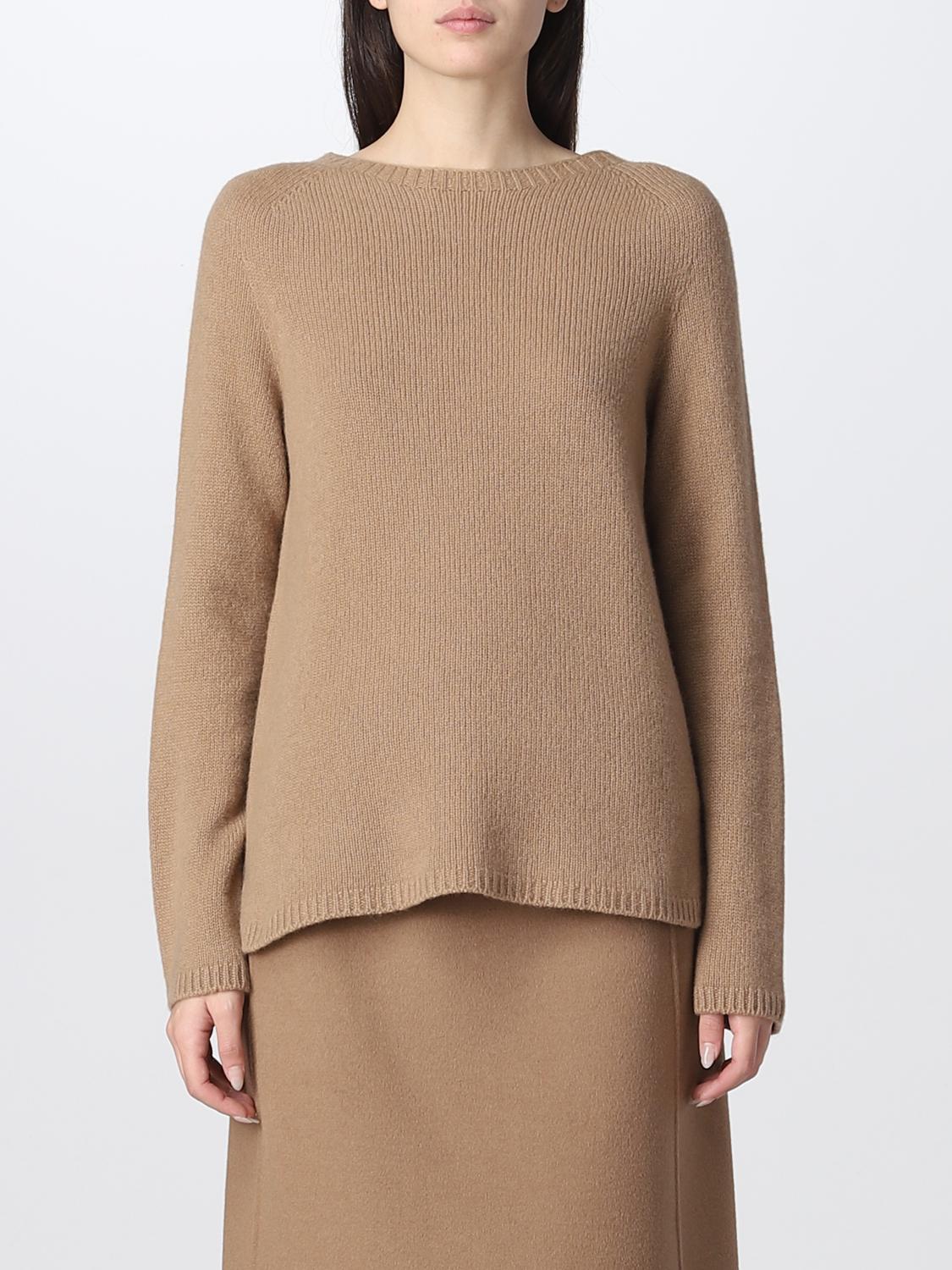 'S MAX MARA PULL: Pull femme S Max Mara, Chameau - Img 1