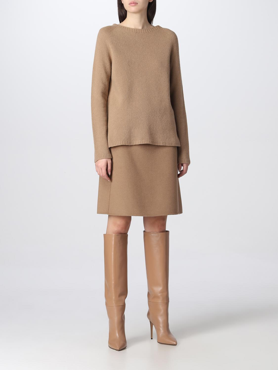 'S MAX MARA PULL: Pull femme S Max Mara, Chameau - Img 2