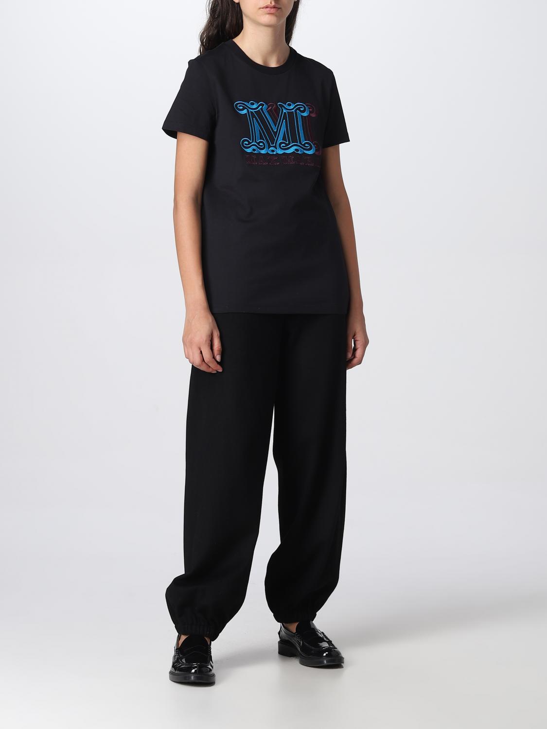 MAX MARA T-SHIRT: T-shirt damen Max Mara, Schwarz - Img 2