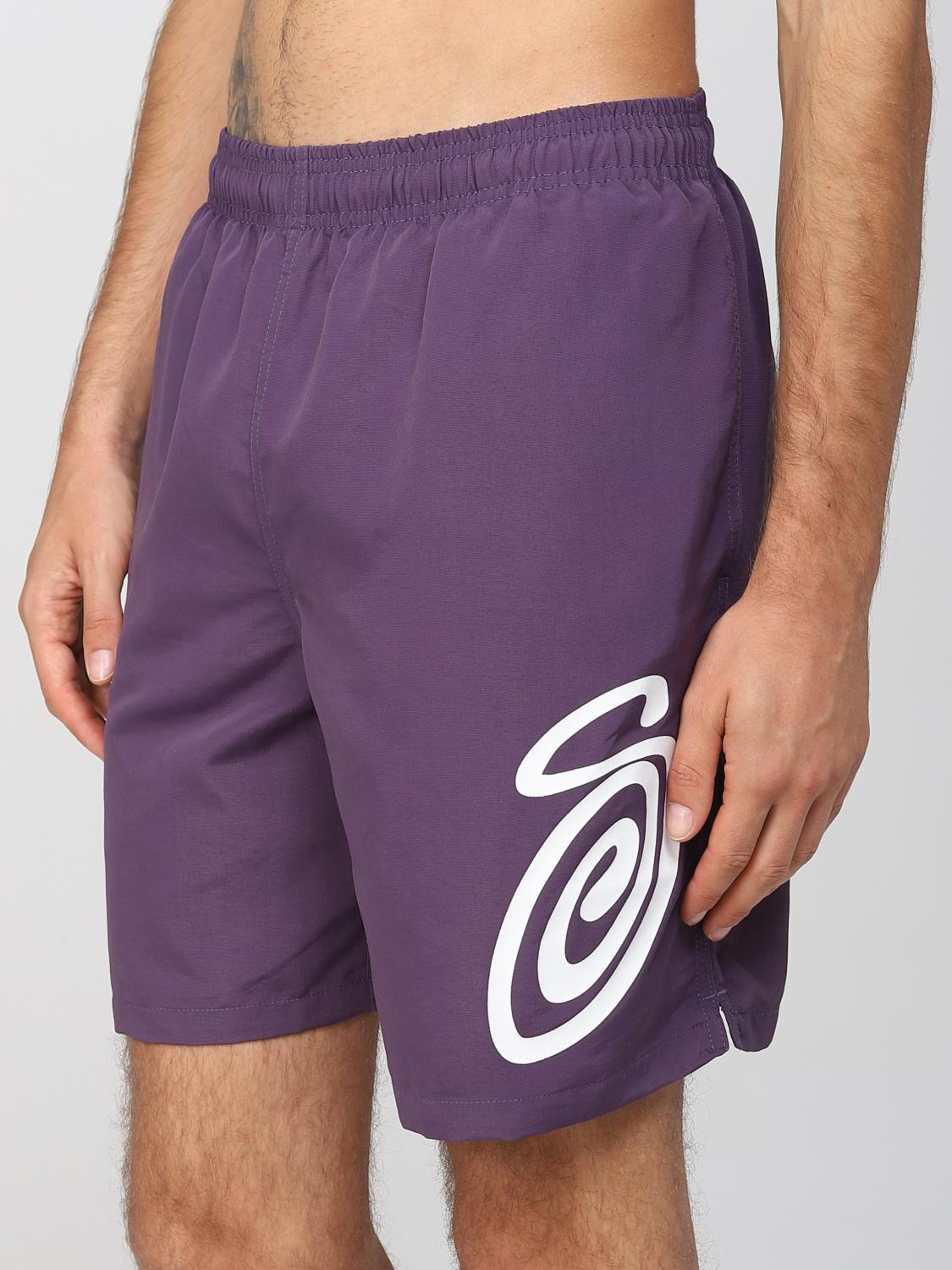 STUSSY SWIMSUIT: Swimsuit men Stussy, Violet - Img 3
