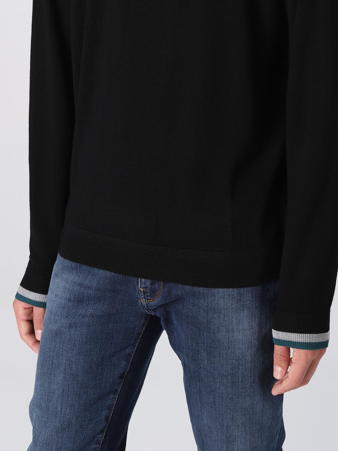 SUN68 SWEATER: Sweater men Sun 68, Black - Img 3