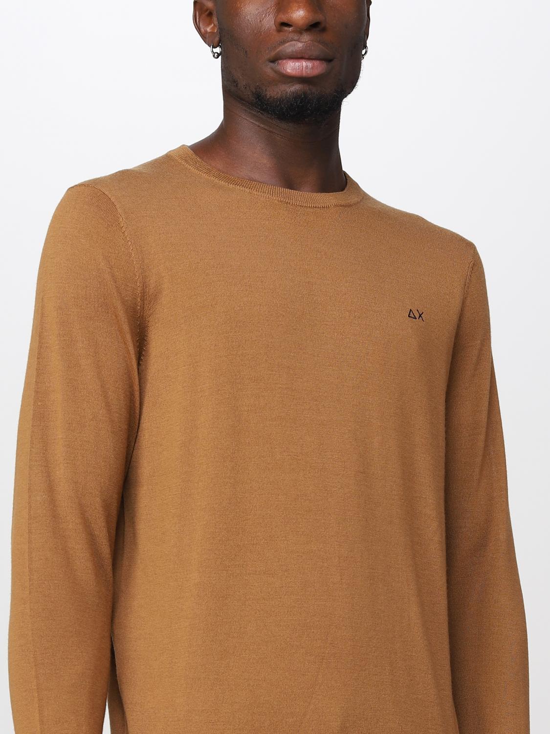 SUN68 SWEATER: Sweater men Sun 68, Camel - Img 4