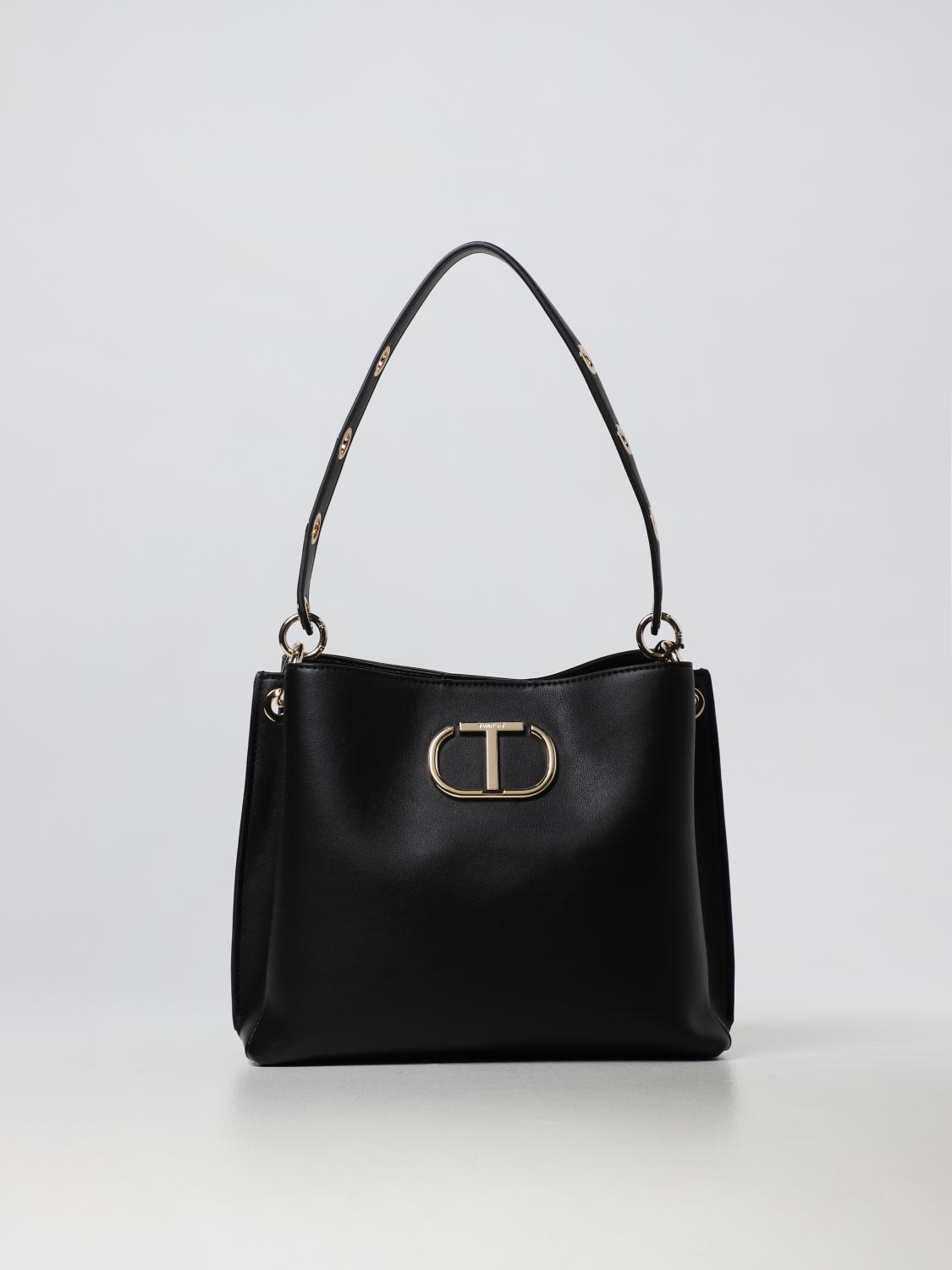 Twinset Nero Poliuretano Womens Handbag
