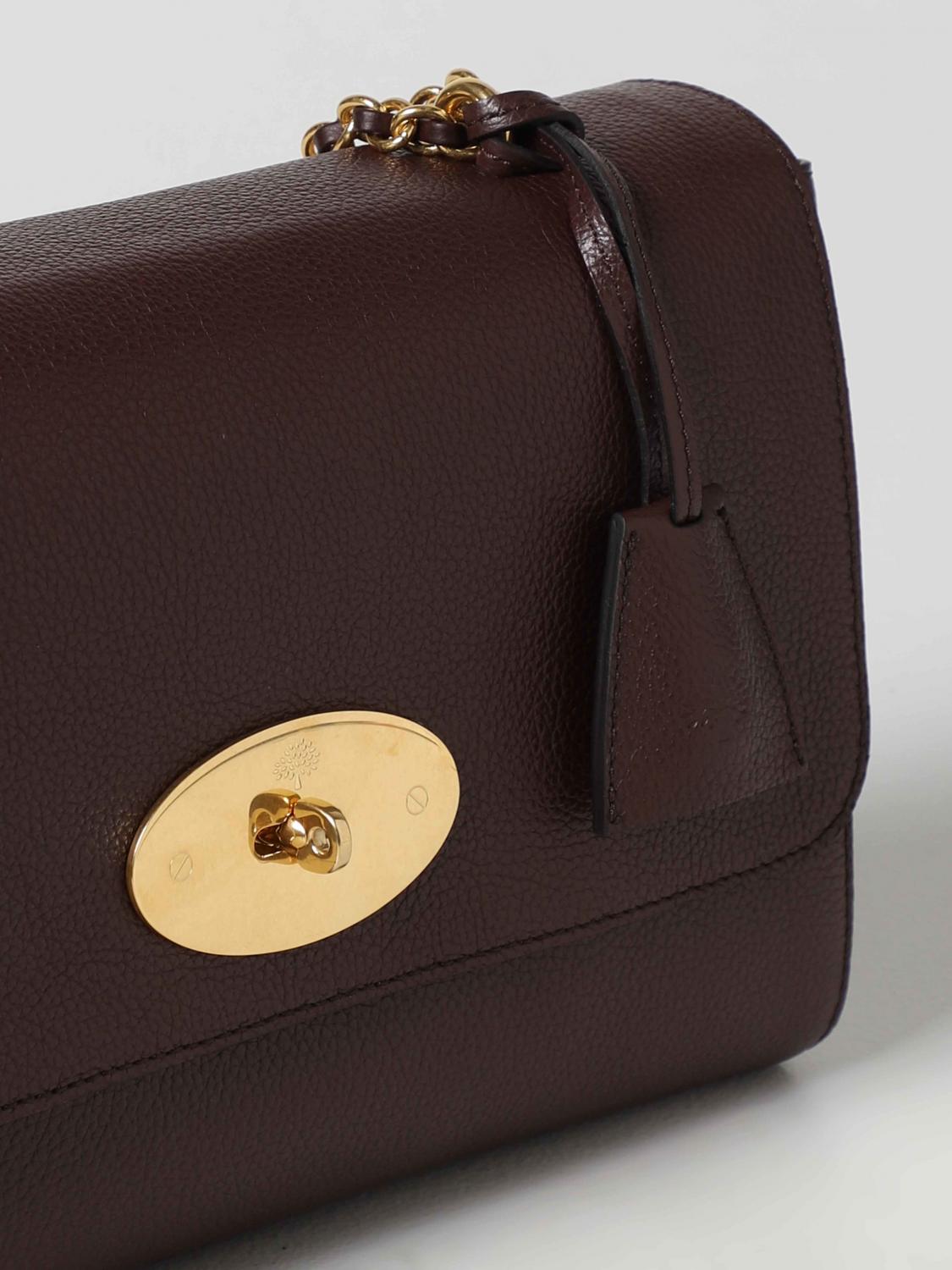 MULBERRY BORSA A SPALLA: Borsa Lily Mulberry in pelle a micro grana, Rosso - Img 3