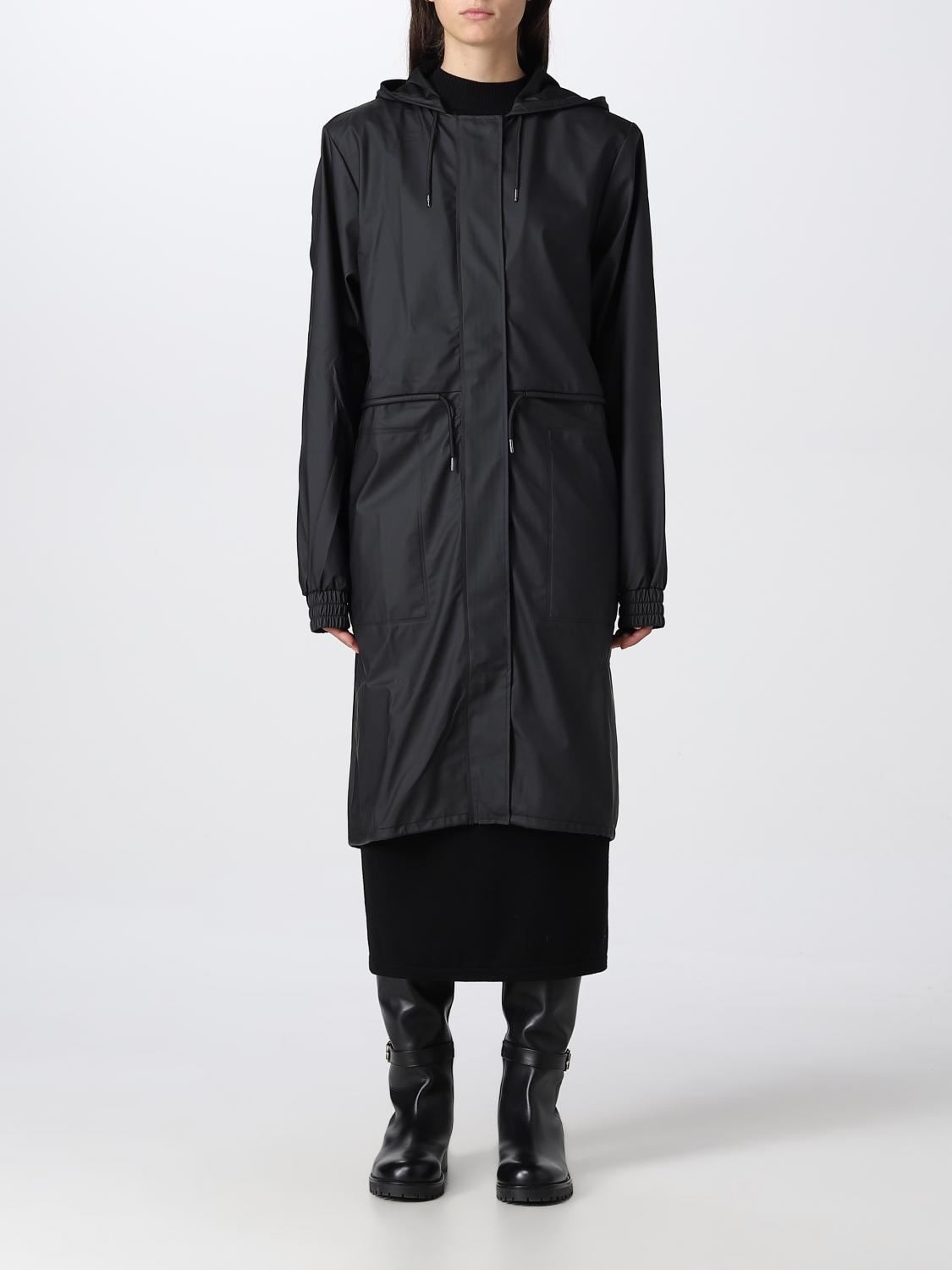 RAINS ABRIGO: Abrigo mujer Rains, Negro - Img 1
