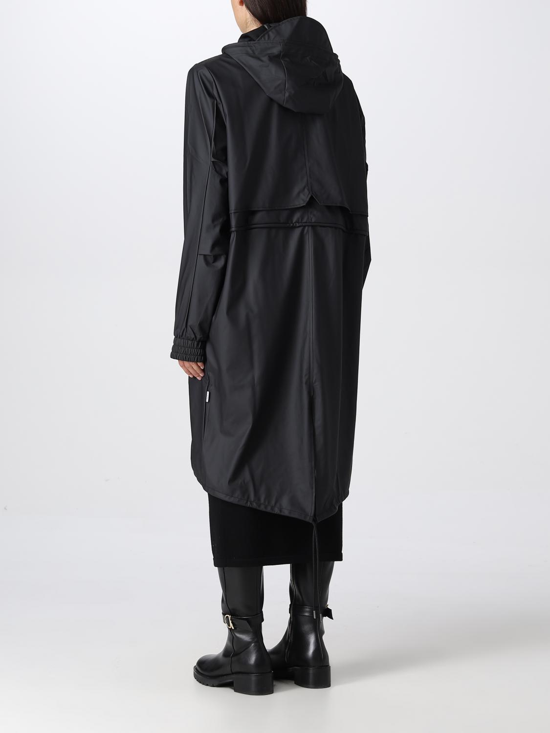 RAINS ABRIGO: Abrigo mujer Rains, Negro - Img 2
