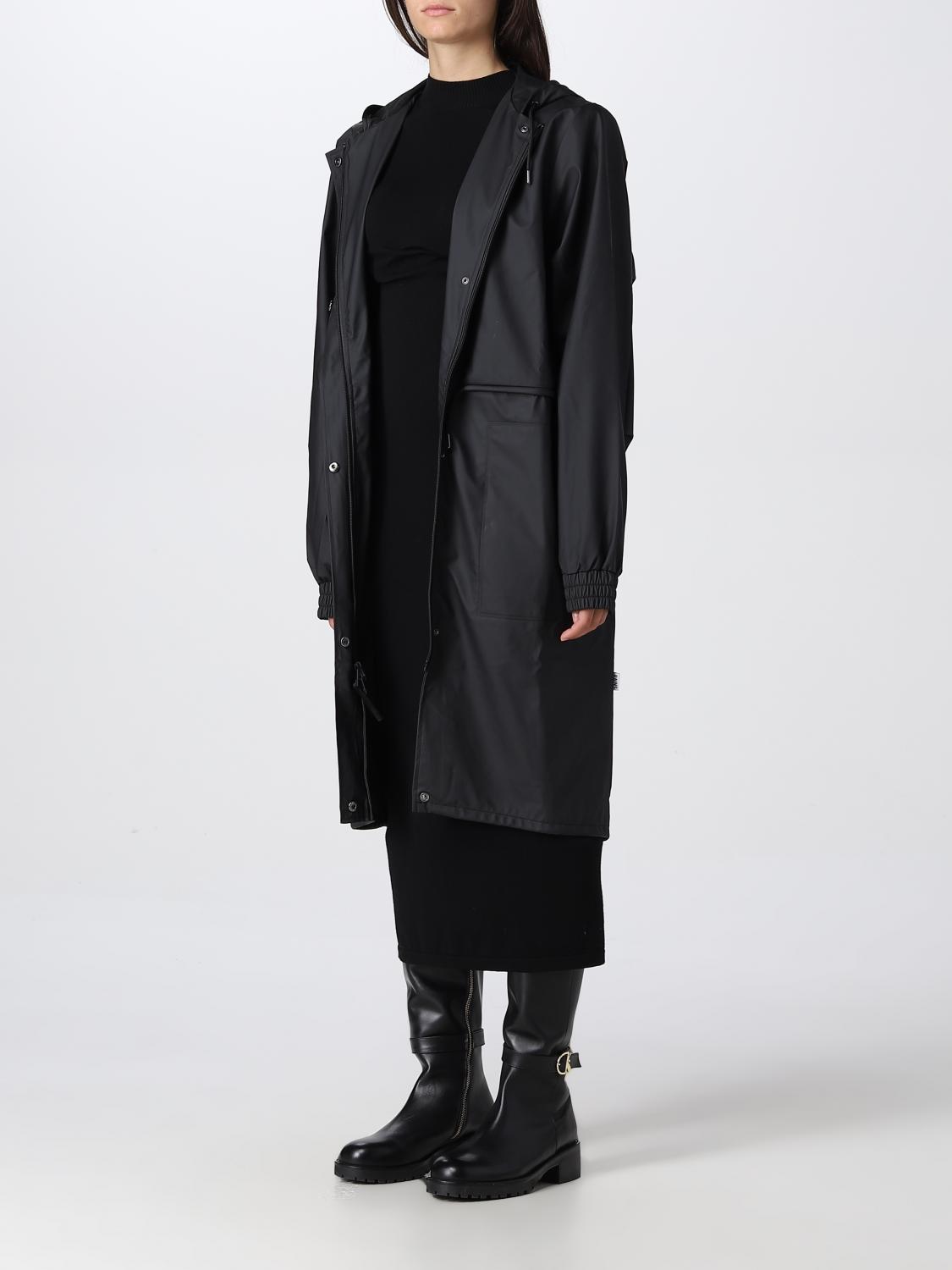 RAINS ABRIGO: Abrigo mujer Rains, Negro - Img 3