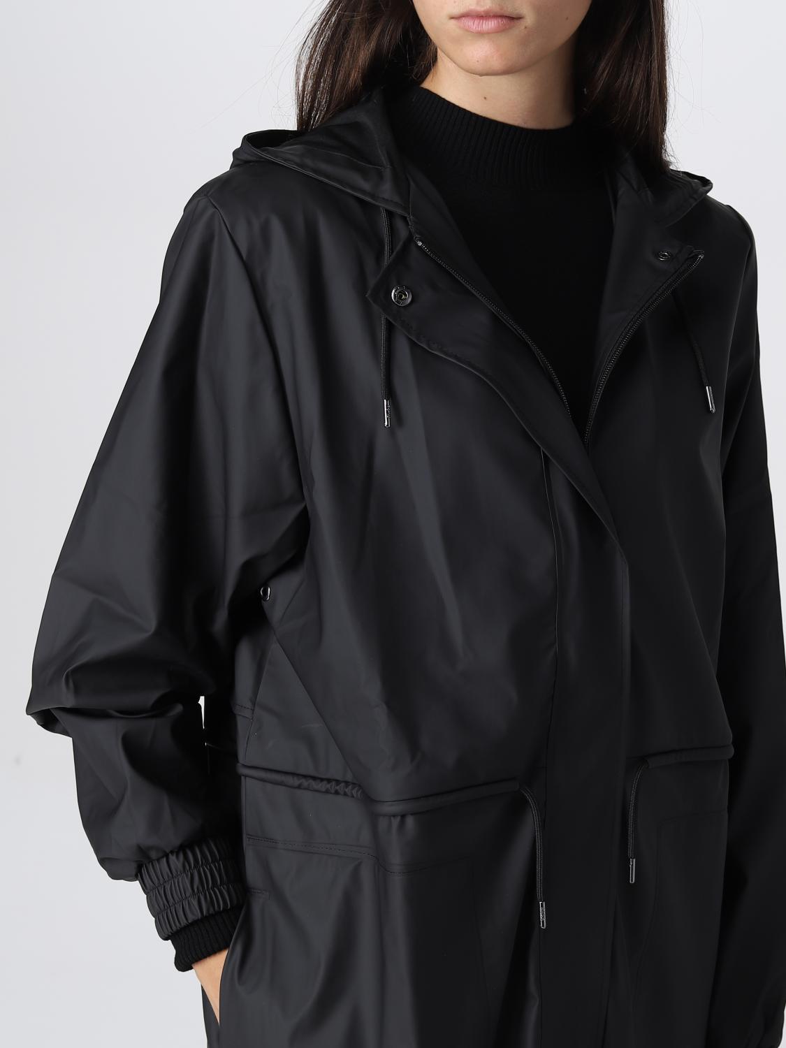RAINS ABRIGO: Abrigo mujer Rains, Negro - Img 4