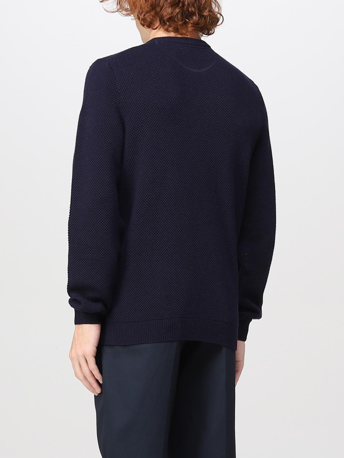 SUN68 SWEATER: Sweater men Sun 68, Navy - Img 2