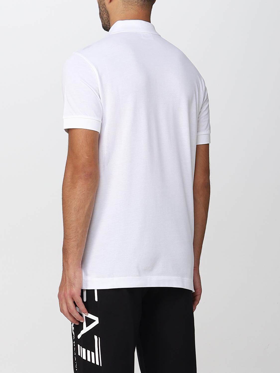 EA7 POLO SHIRT: Polo shirt men Ea7, White - Img 2
