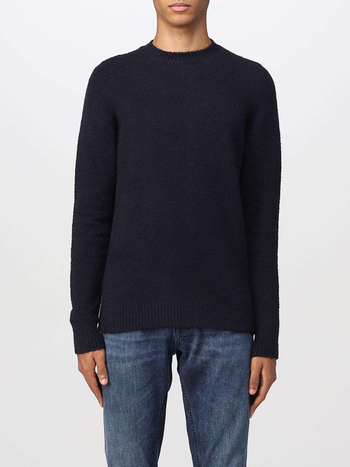 ROBERTO COLLINA PULL: Pull homme Roberto Collina, Bleu - Img 1