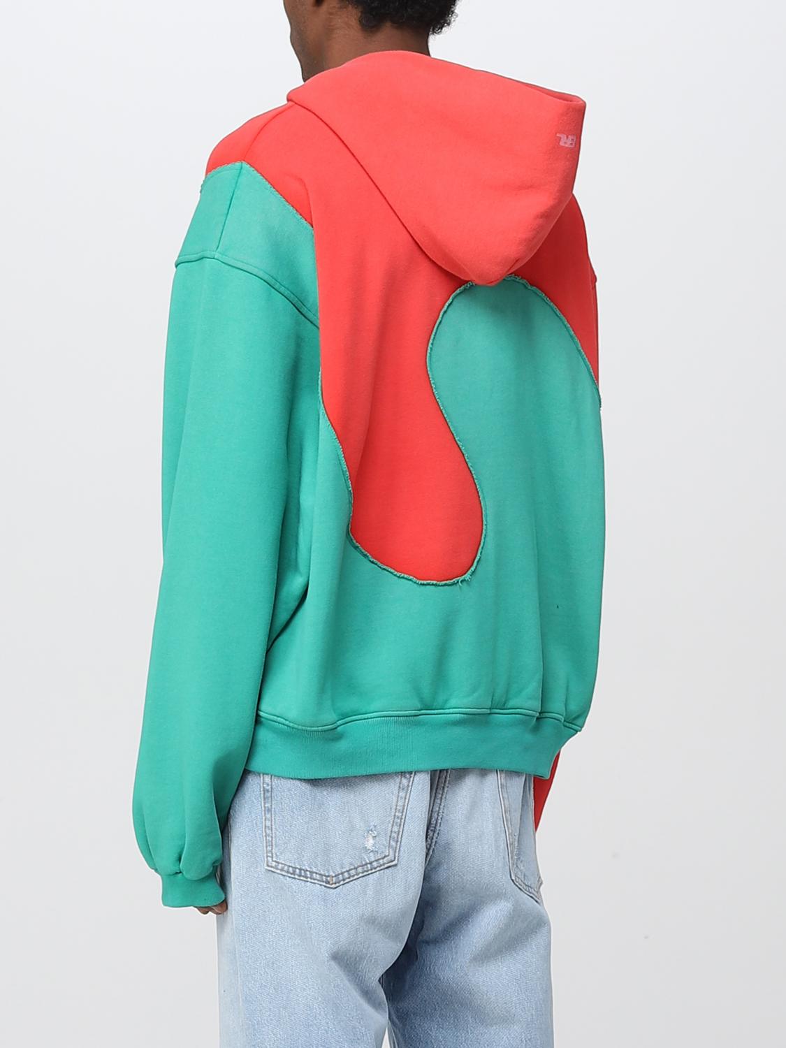 ERL SWEATSHIRT: Sweater men Erl, Red - Img 3