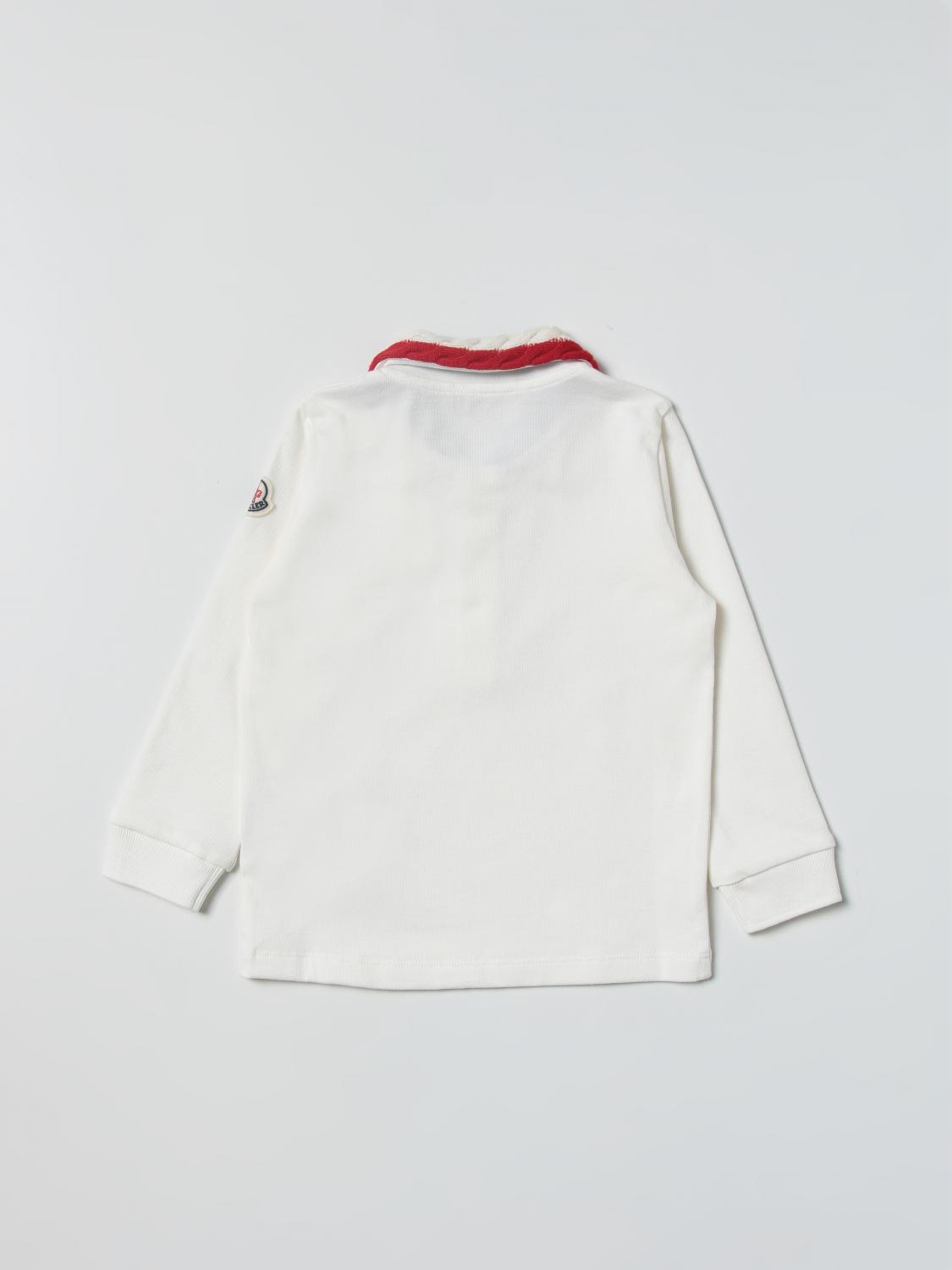 MONCLER POLO: Camiseta niños Moncler, Natural - Img 2