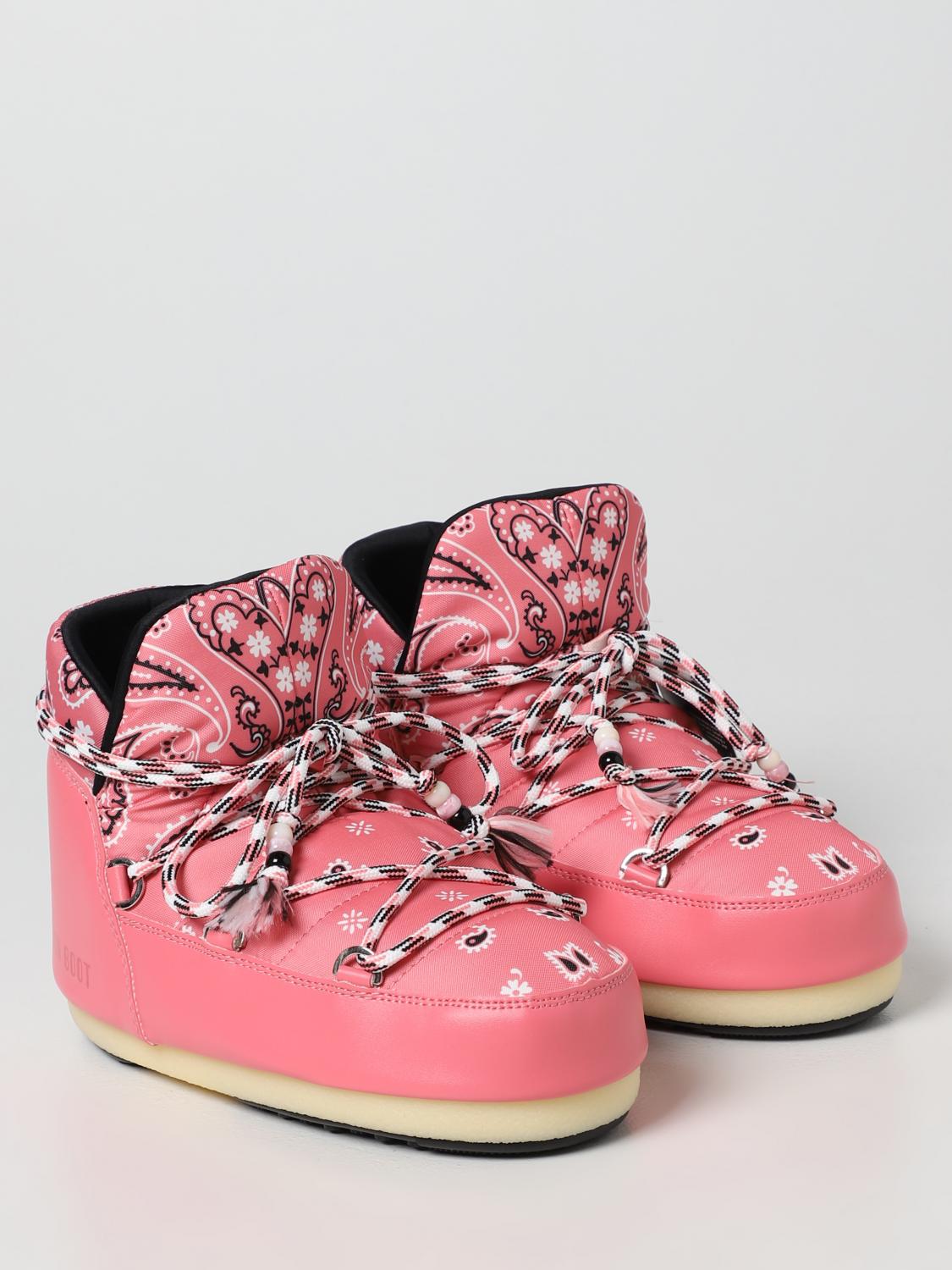 ALANUI BOTINES PLANOS: Botas mujer Alanui, Rosa - Img 2