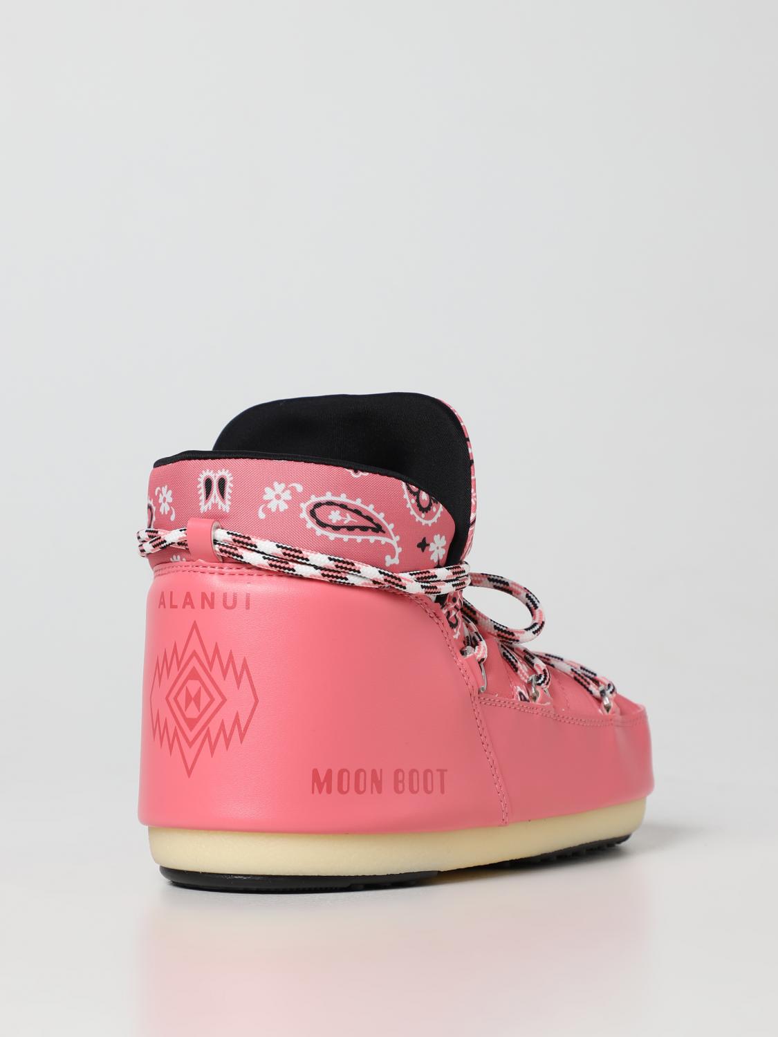 ALANUI BOTINES PLANOS: Botas mujer Alanui, Rosa - Img 3