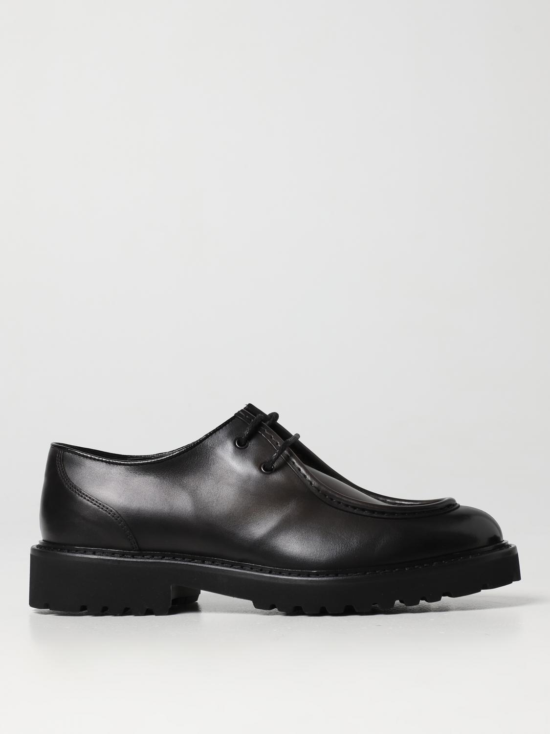 DOUCAL'S SCARPE STRINGATE: Derby Doucal's in pelle, Nero - Img 1