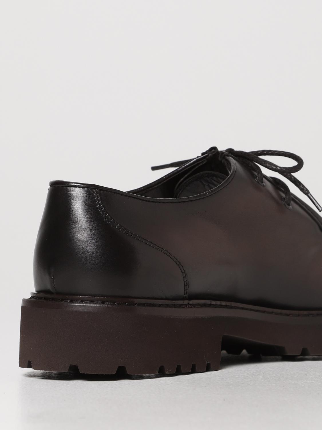 DOUCAL'S SCARPE STRINGATE: Derby Doucal's in pelle, Marrone - Img 3