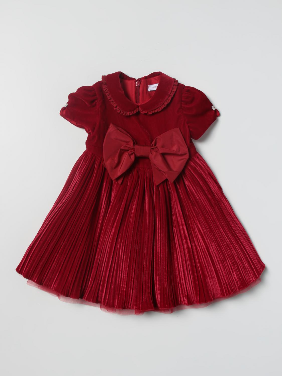 Dress Monnalisa Bimba Outlet Online MONNALISA: Dress Kids Red
