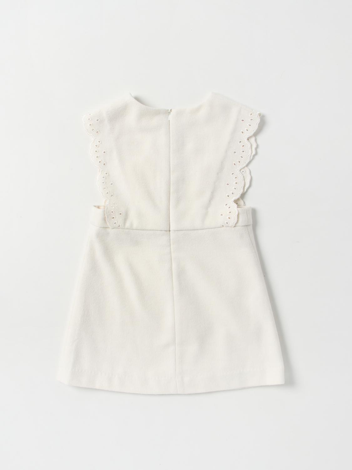 CHLOÉ VESTIDO: Vestido niños ChloÉ, Marfil - Img 2