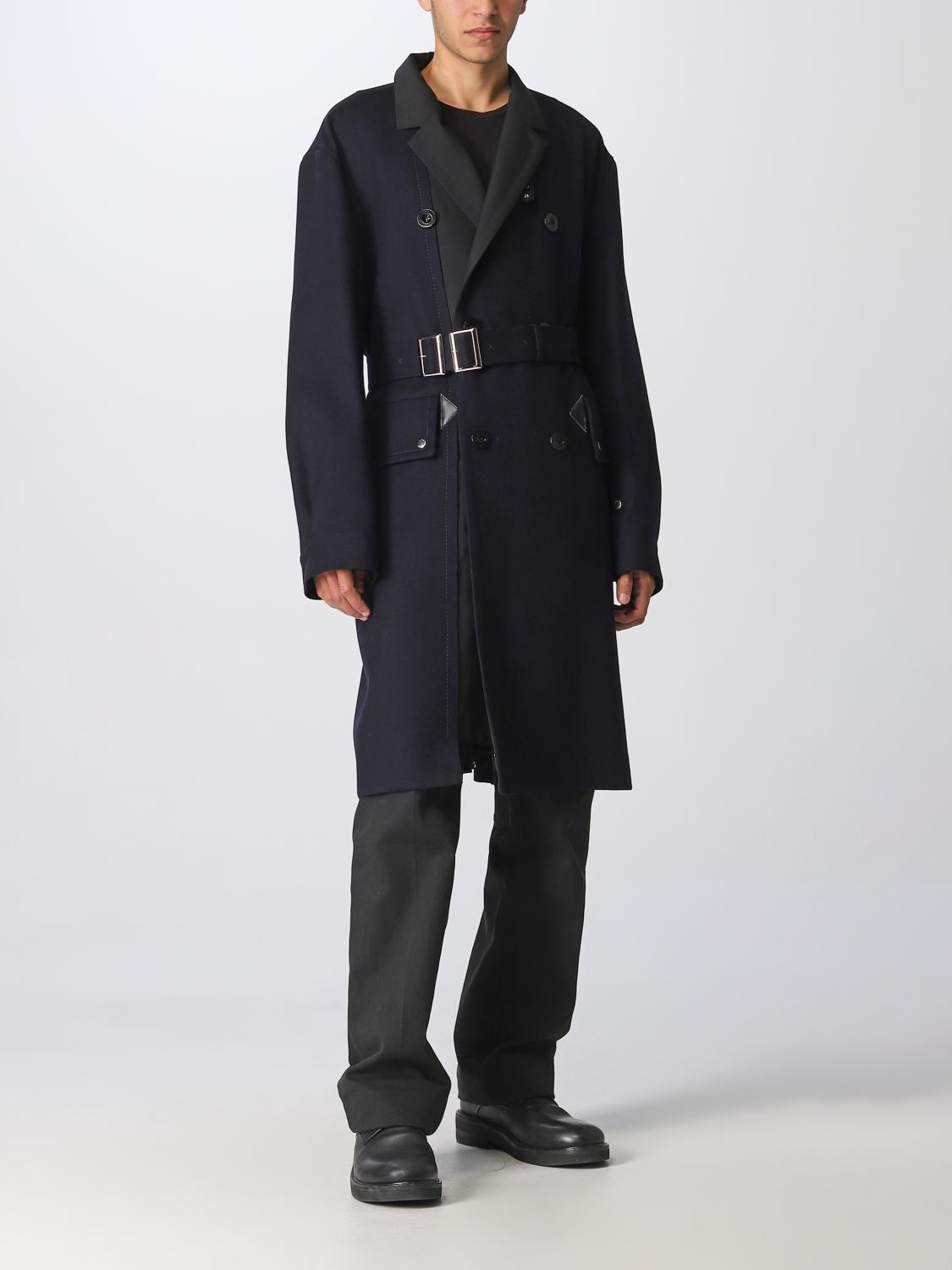 Sacai コート メンズ - ブルー | 2202883M | GIGLIO.COM
