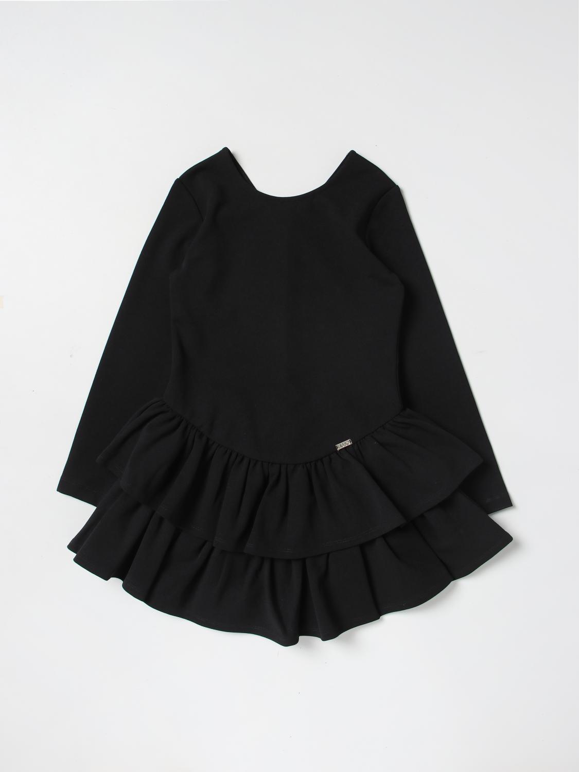 LIU JO KLEID: Kleid kinder Liu Jo, Schwarz - Img 1