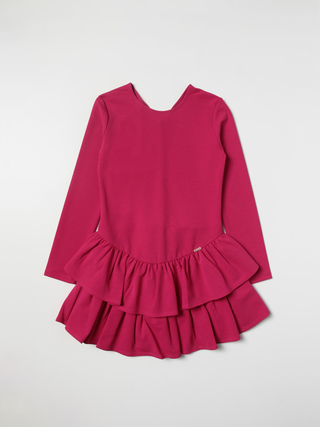 LIU JO VESTIDO: Vestido niños Liu Jo, Fucsia - Img 1