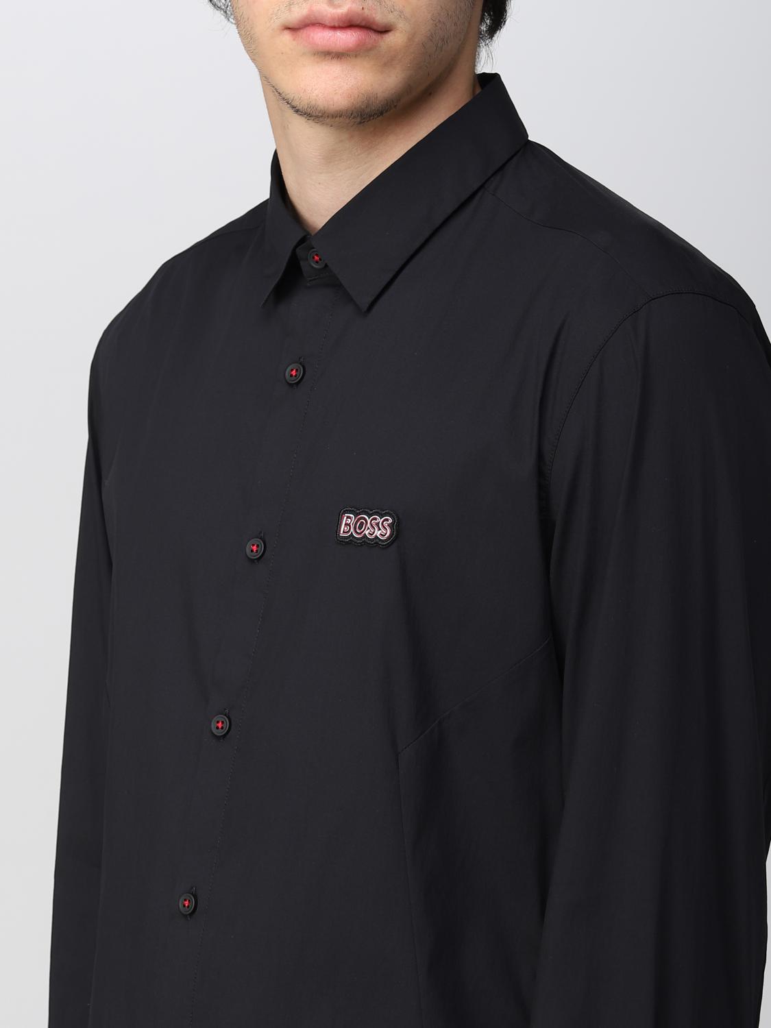 BOSS SHIRT: Shirt men Boss, Black - Img 3
