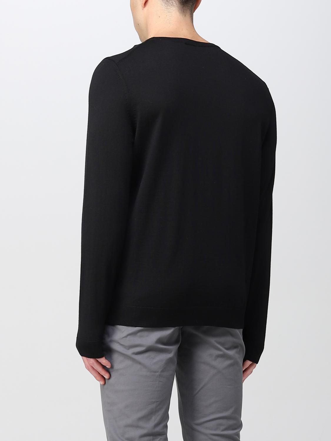 BOSS SWEATER: Sweater men Boss, Black - Img 2