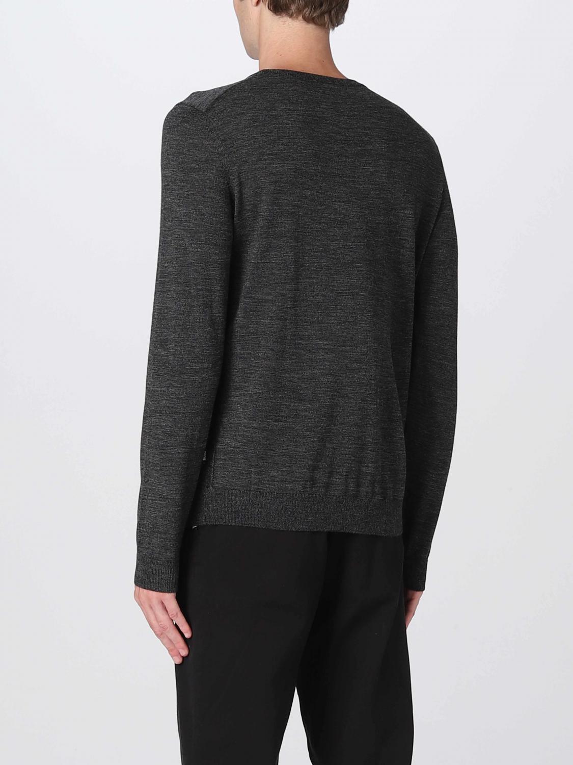 BOSS SWEATER: Sweater men Boss, Charcoal - Img 2