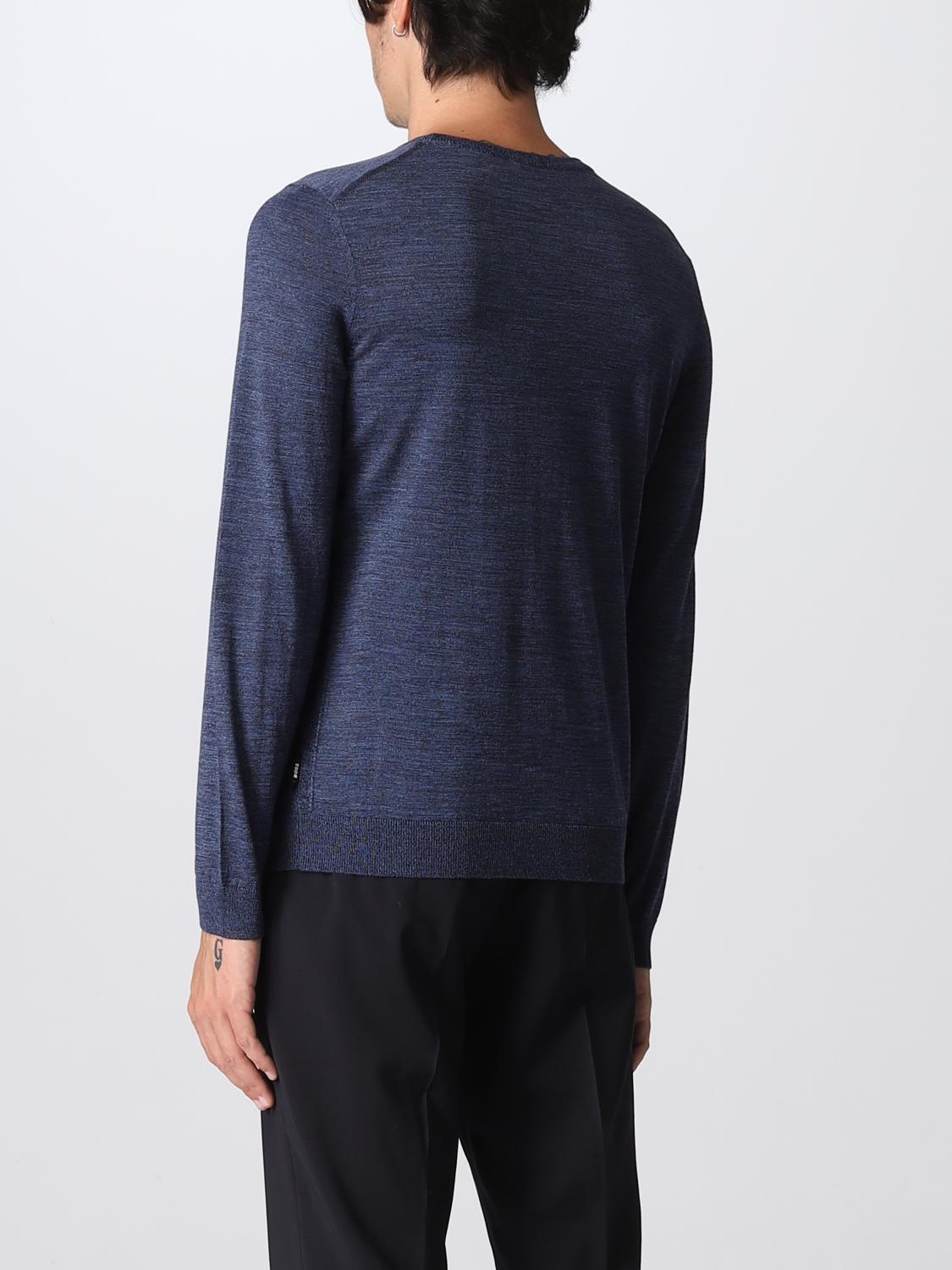 BOSS SWEATER: Sweater men Boss, Blue 1 - Img 2