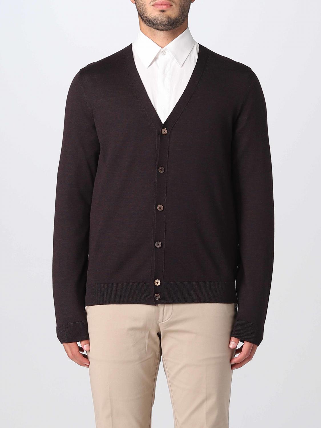 BOSS: Pullover herren Braun Boss Strickjacke 50476356 online