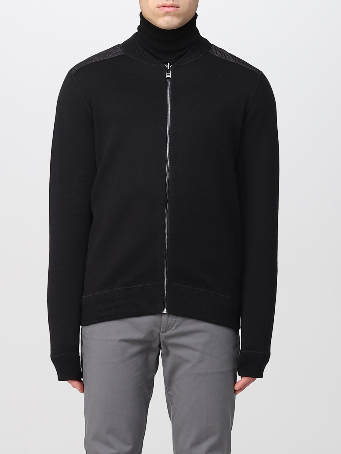 BOSS CARDIGAN: Sweater men Boss, Black - Img 1