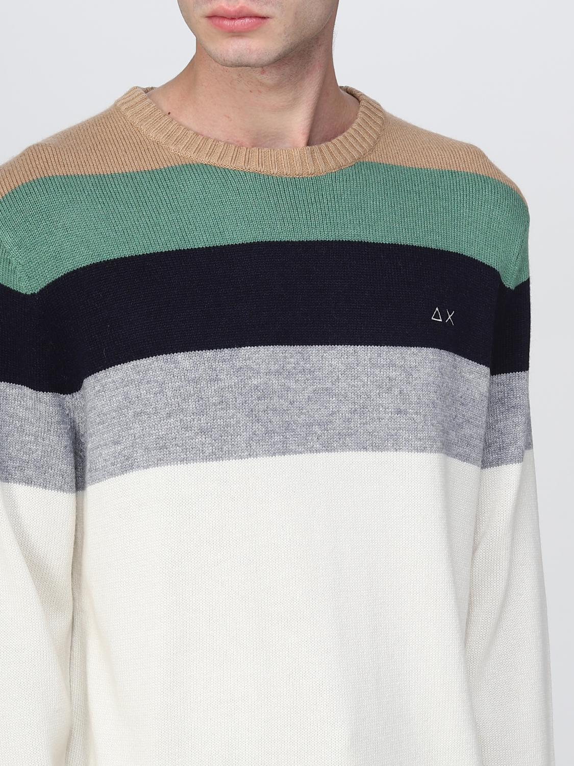 SUN68 SWEATER: Sweater men Sun 68, White - Img 3