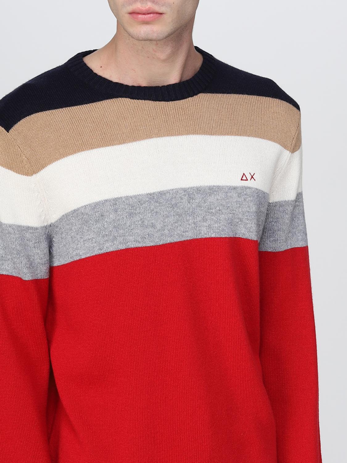 SUN68 SWEATER: Sweater men Sun 68, Red - Img 3