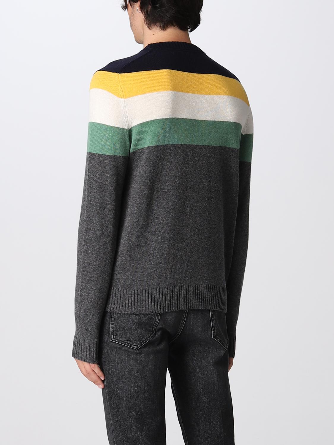 SUN68 SWEATER: Sweater men Sun 68, Grey - Img 2