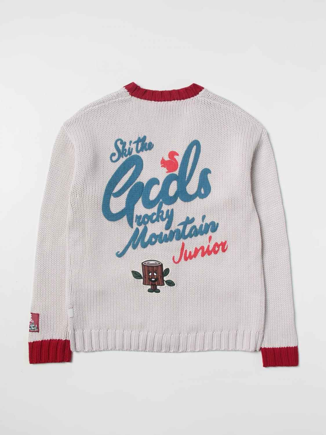 GCDS JUNIOR JERSEY: Jersey niños GCDS, Gris - Img 2