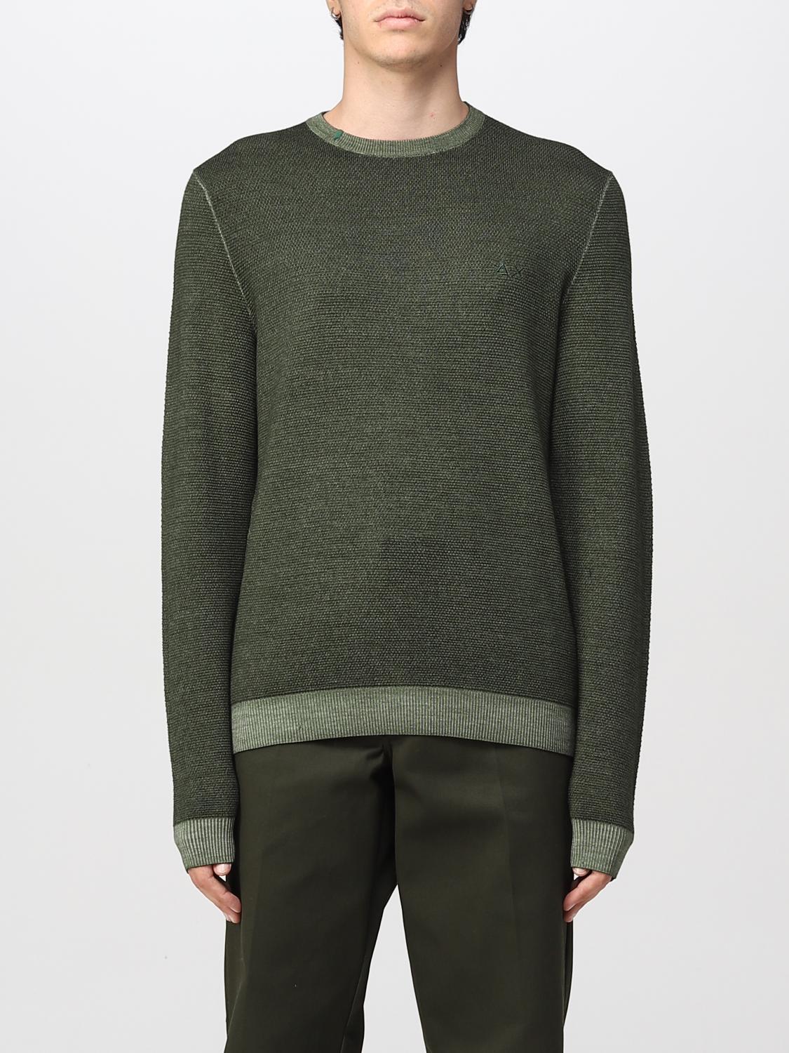 SUN68 SWEATER: Sweater men Sun 68, Green - Img 1