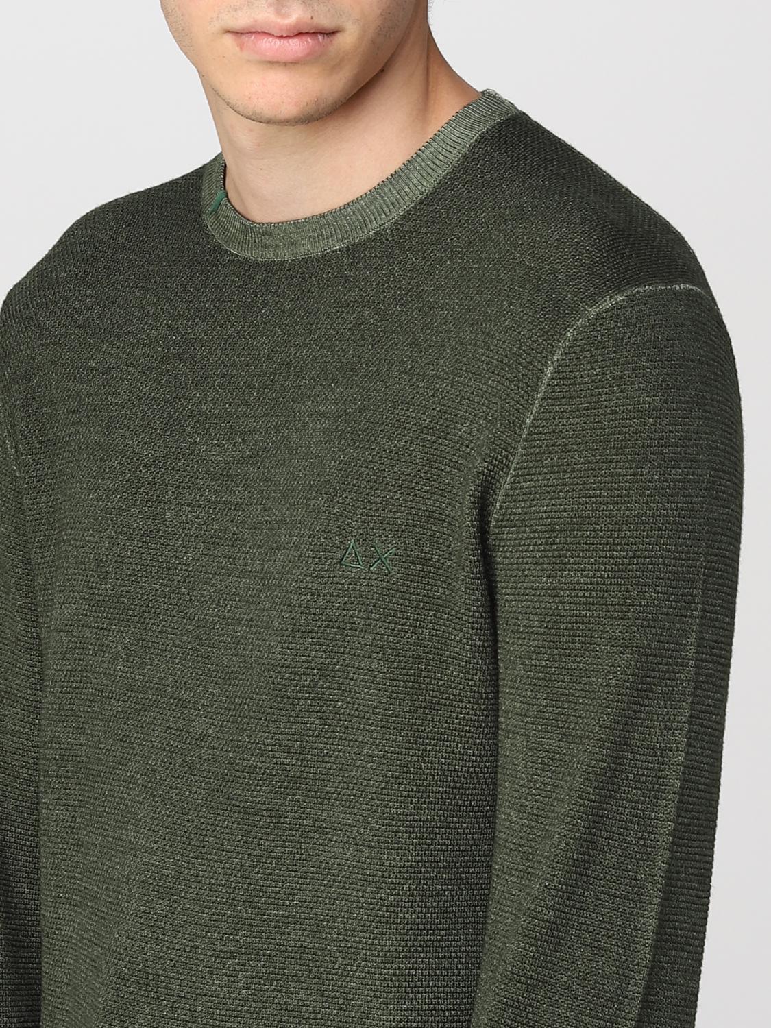 SUN68 SWEATER: Sweater men Sun 68, Green - Img 3