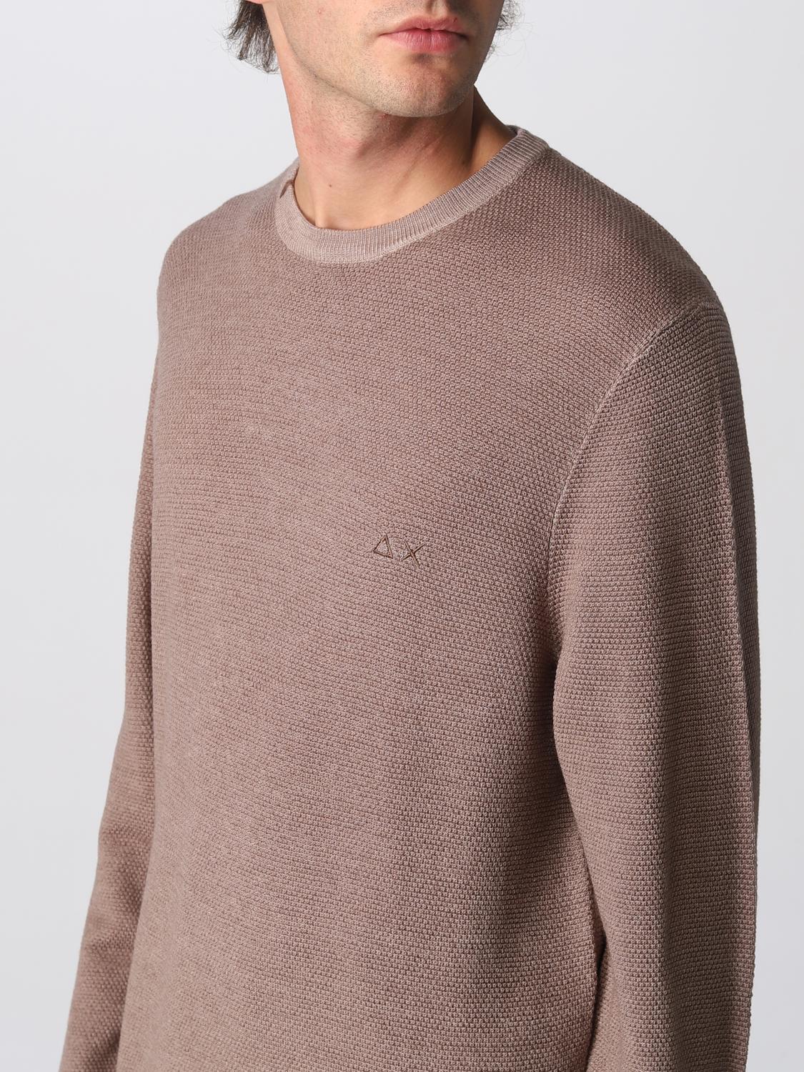 SUN68 SWEATER: Sweater men Sun 68, Beige - Img 3
