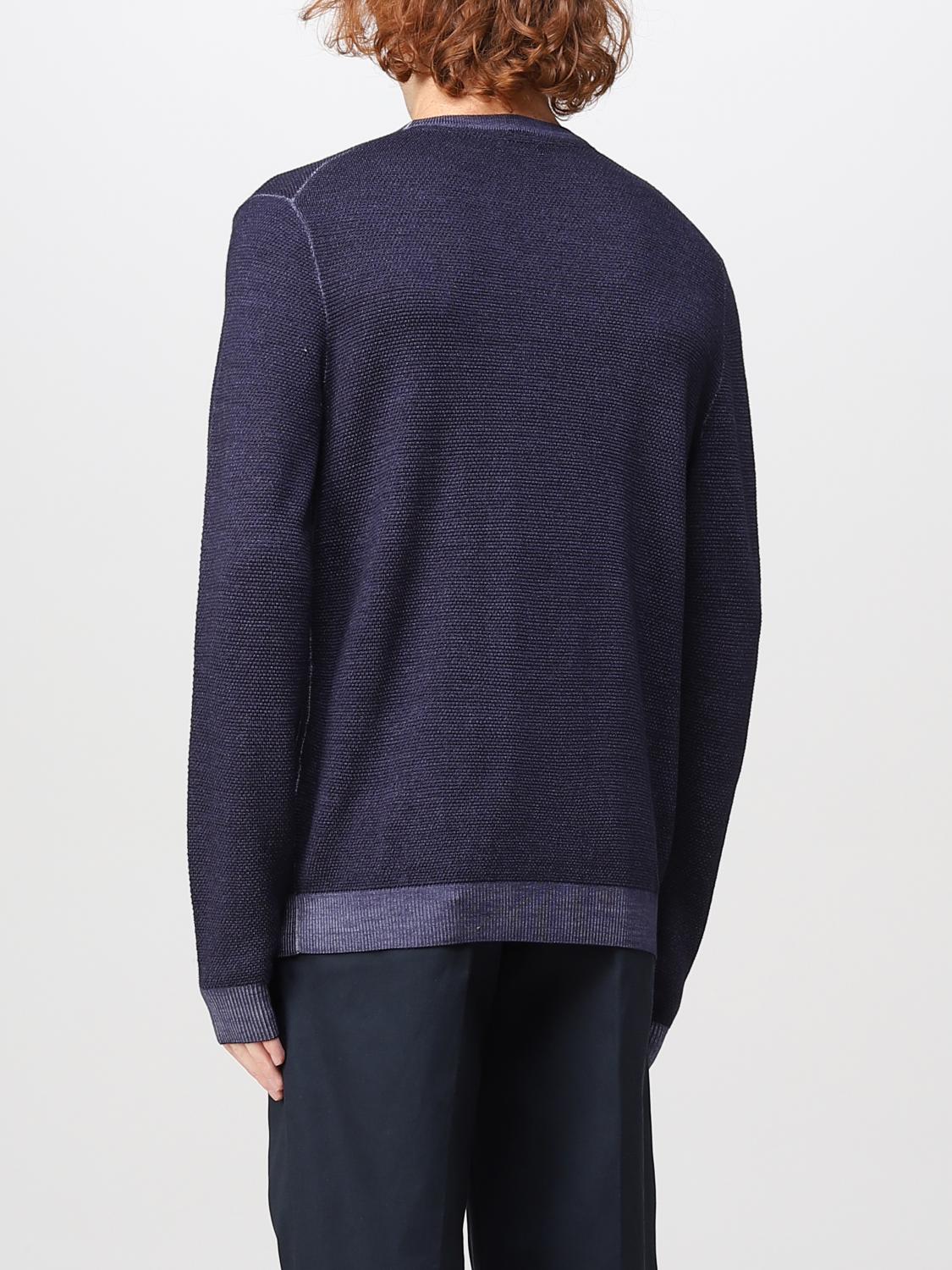 SUN68 SWEATER: Sweater men Sun 68, Navy - Img 2