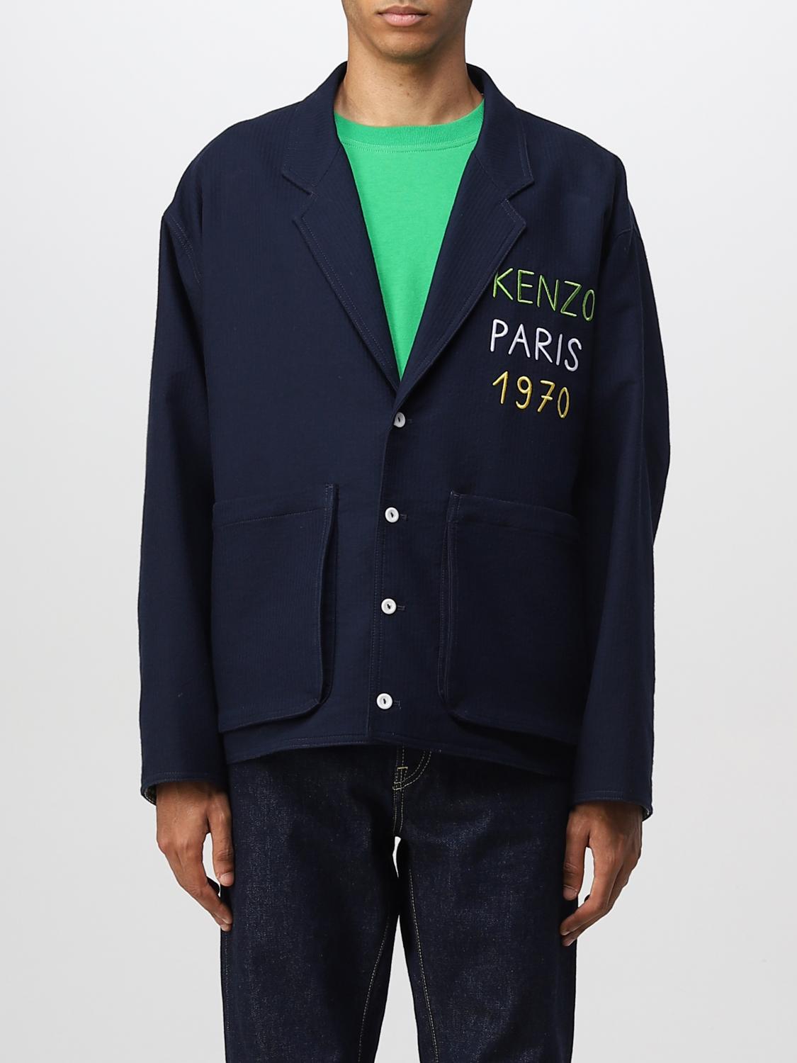 KENZO：ジャケット メンズ - ブルー | GIGLIO.COMオンラインのKenzo
