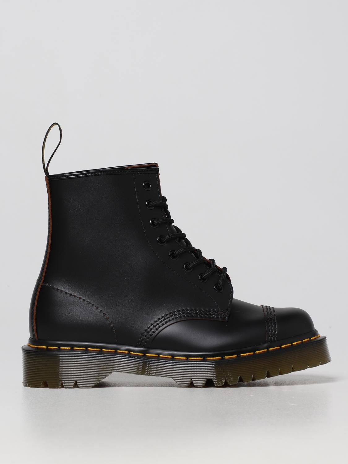 DR. MARTENS FLAT ANKLE BOOT: Boots women Dr. Martens, Black - Img 1
