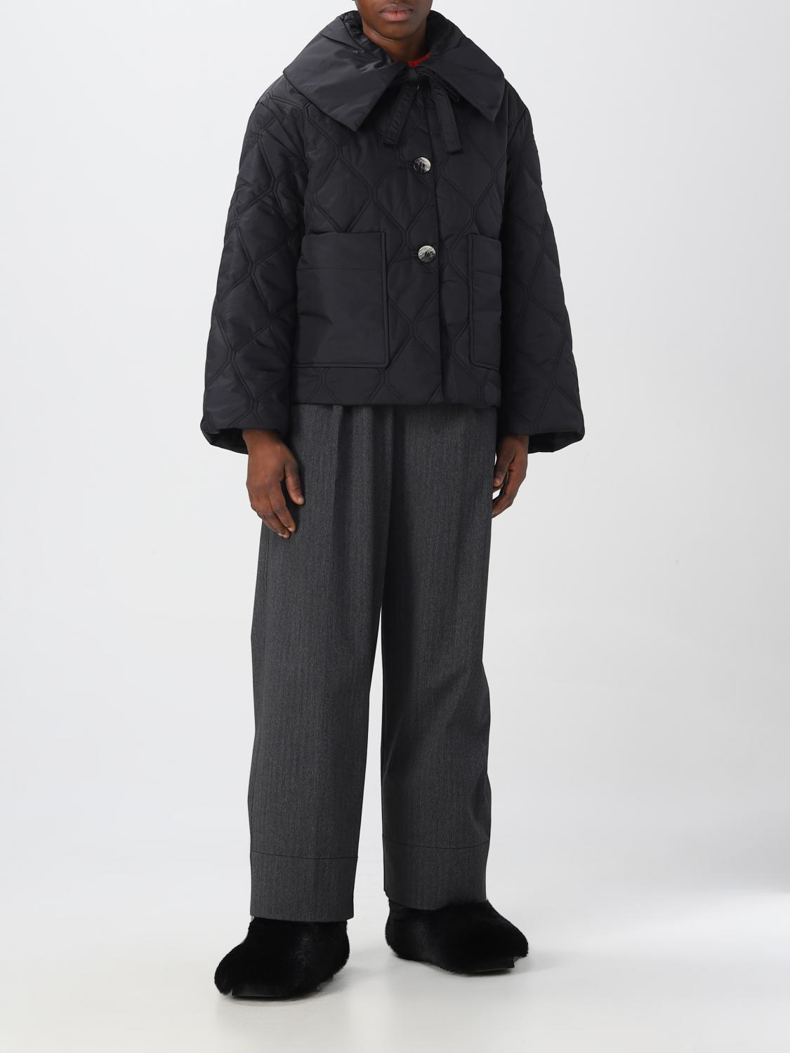 GANNI JACKET: Ganni women's jacket, Black - Img 2