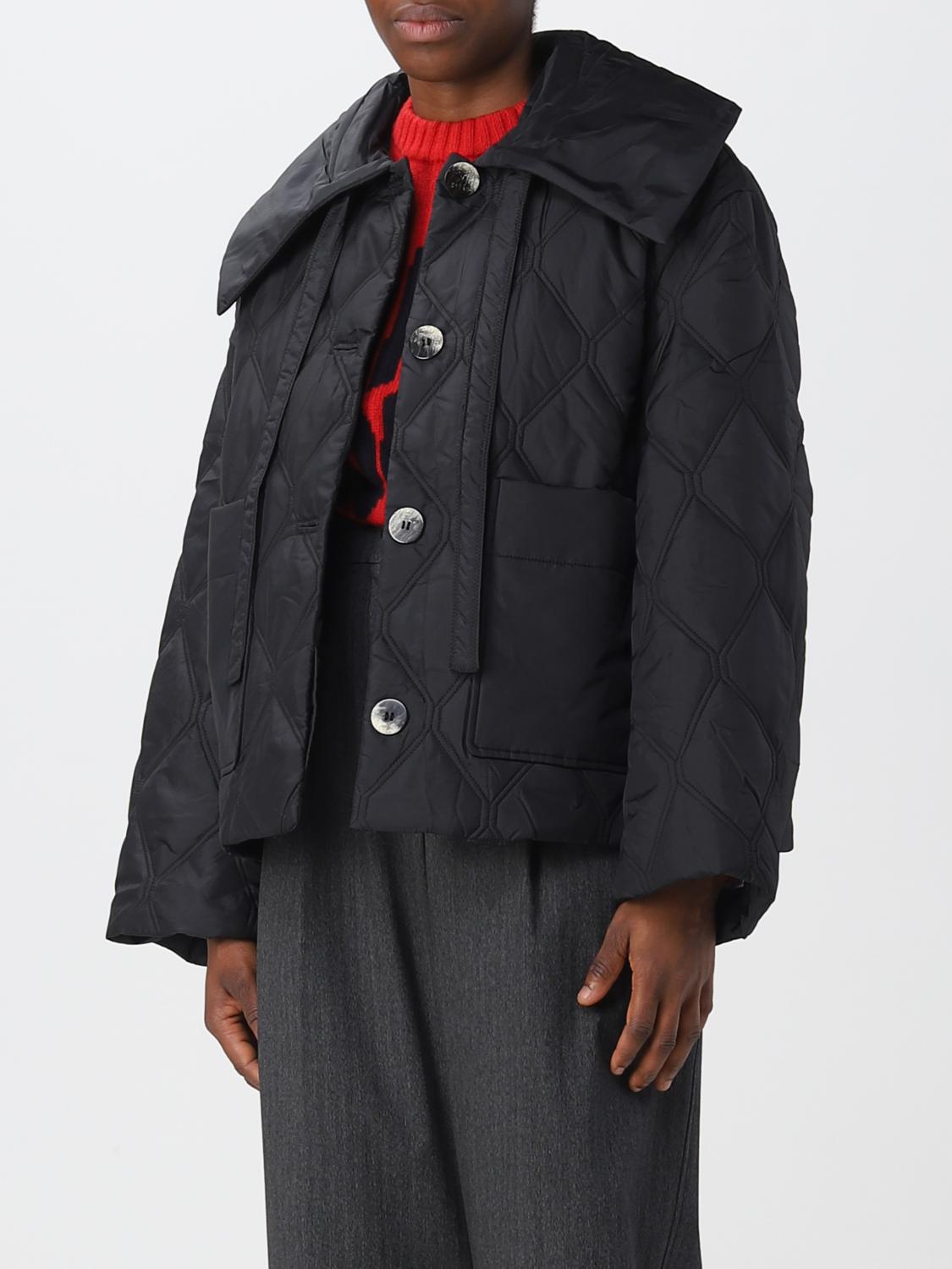 GANNI JACKET: Ganni women's jacket, Black - Img 4