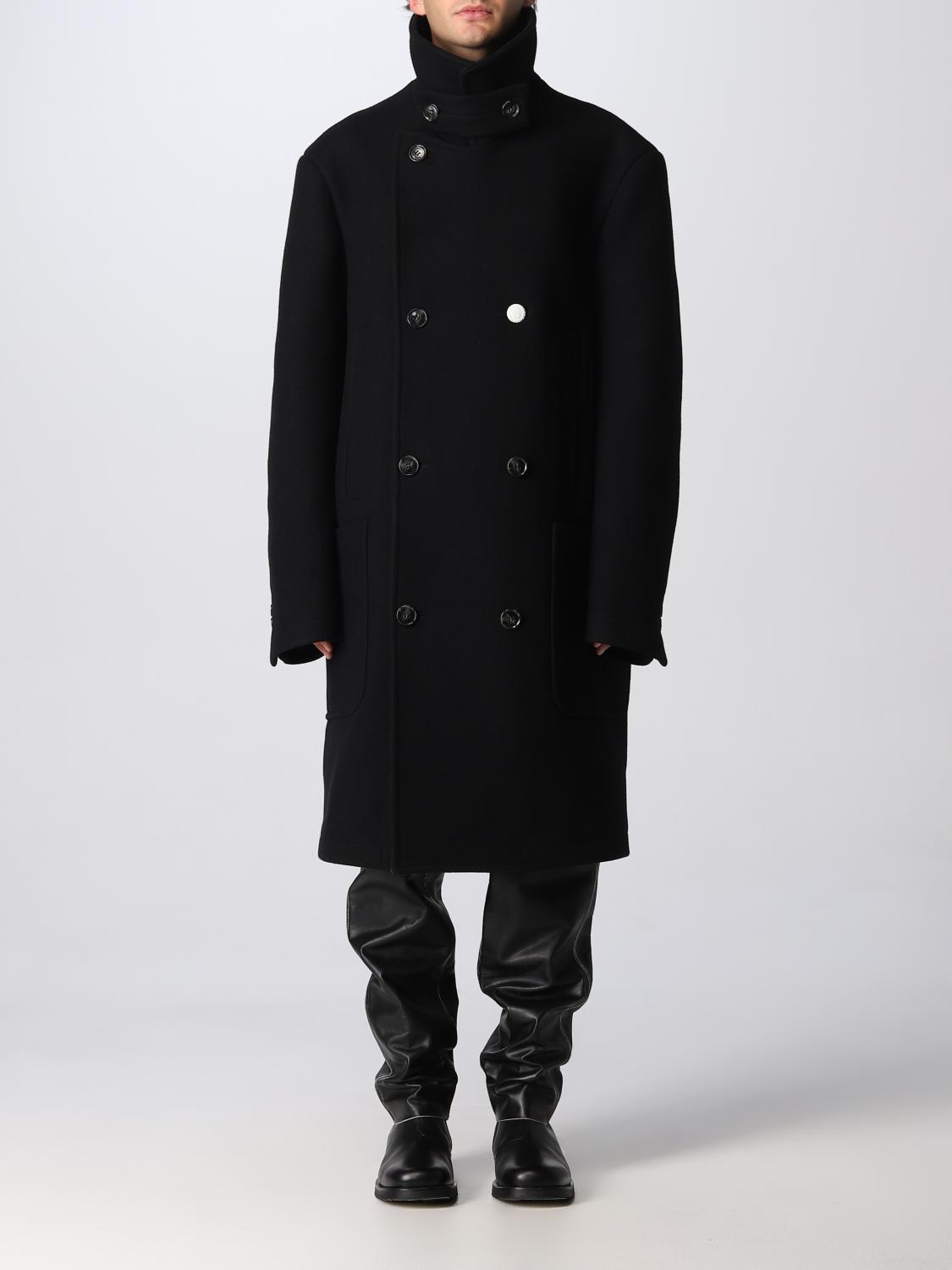 MM6 MAISON MARGIELA：コート メンズ - ブラック | GIGLIO.COM