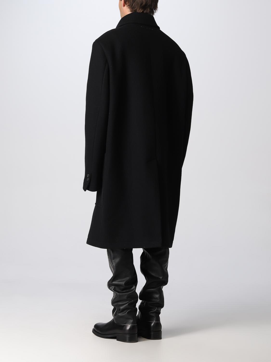 MM6 MAISON MARGIELA：コート メンズ - ブラック | GIGLIO.COM