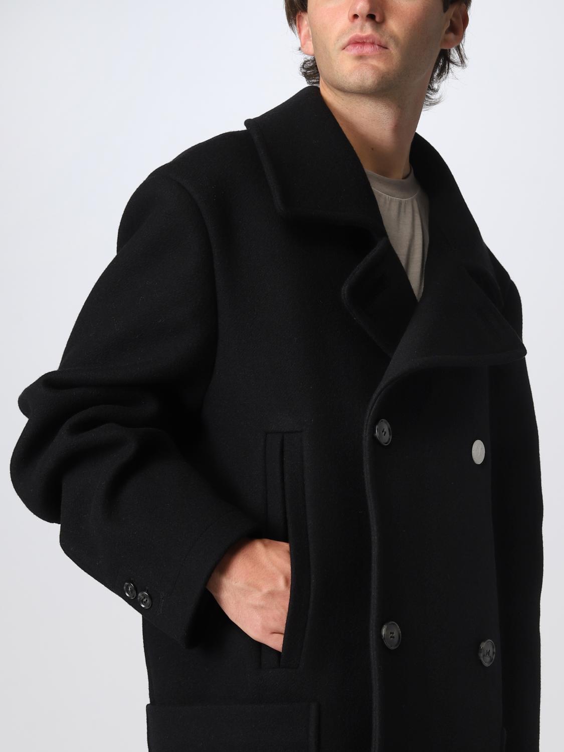 MM6 MAISON MARGIELA：コート メンズ - ブラック | GIGLIO.COM