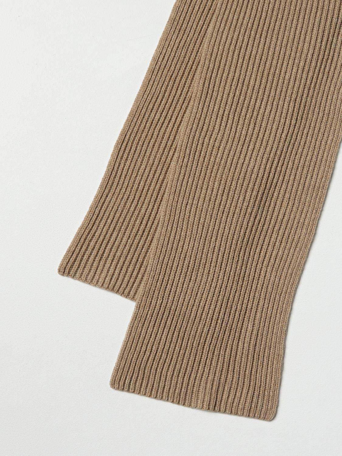 GANNI SCARF: Ganni wool blend scarf, Red - Img 3