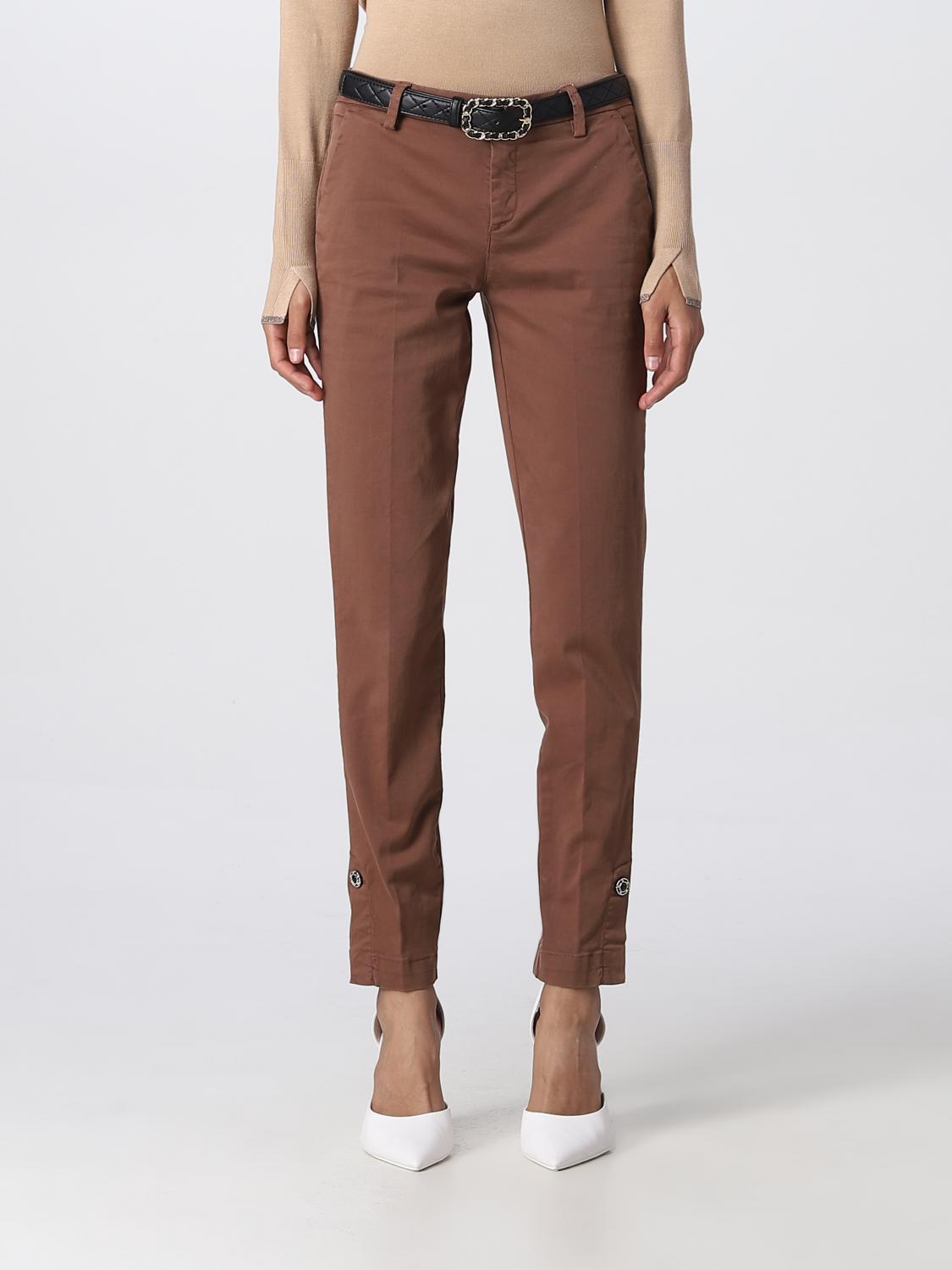 LIU JO HOSE: Hose damen Liu Jo, Braun - Img 1