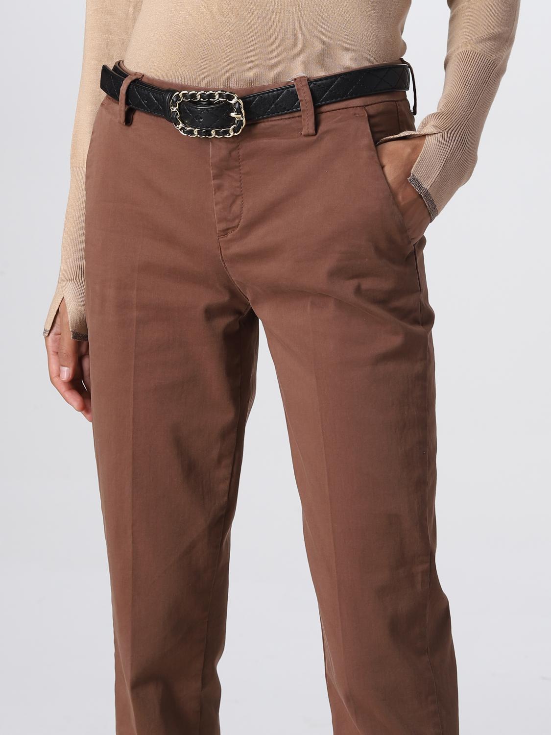 LIU JO HOSE: Hose damen Liu Jo, Braun - Img 3